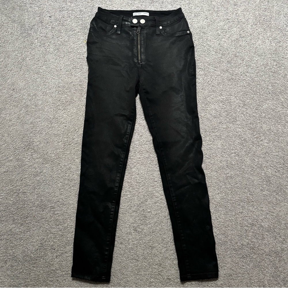 Nine West Black High Rise Skinny Jeans